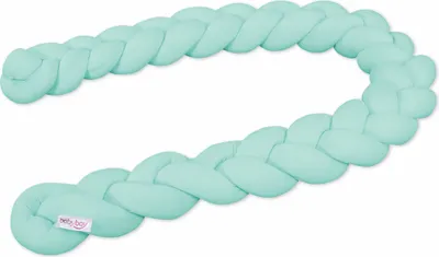 Produktbild von babybay Nestchenschlange geflochten passend für alle Modelle, mint