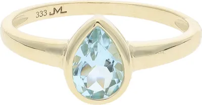 Produktbild von JuwelmaLux Ring 333/000 (8 Karat) Gold echter Blautopas JL39-07-0478 56