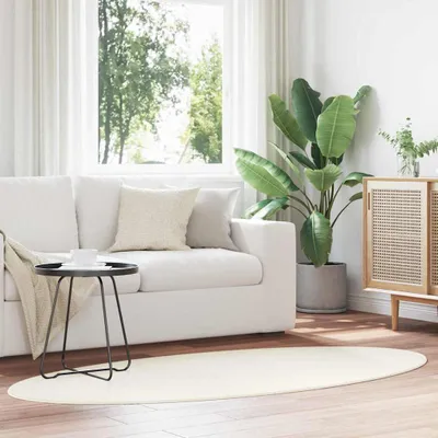 Zdjęcie produktu dla Dywany pokojowe HUARTE Kremowy 100 x 200 cm 100% poliester