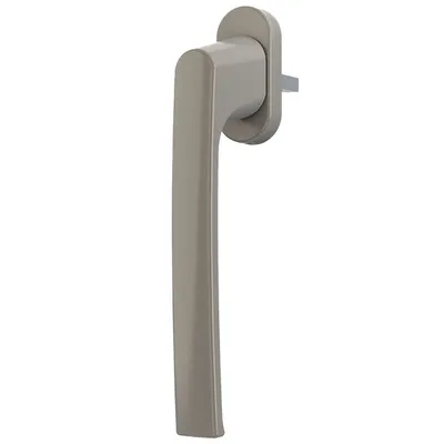 Produktbild von Premium Aluminium Fenstergriff für Kipp- und Schiebetüren, Farbe:Satin, Stiftlänge:45mm