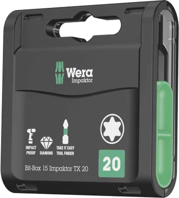 Immagine prodotto di Wera Bit-Box 15 Impattatore TX