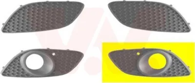 Produktbild von VAN WEZEL Lüftungsgitter Grill Stoßfänger für OPEL ZAFIRA B (A05) mit Loch/Löchern für Nebellampen