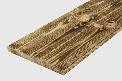Produktbild von Rettenmeier Leimholzplatte Kiefer geflammt 120 x 30 x 1,8 cm