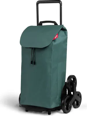 Produktbild von GIMI Tris 6-Rad faltbarer Trolley Einkaufswagen mit Regensack 52 Lt