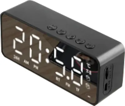Obrázok produktu pre Inteligentný budík s digitálnym displejom Multifunkčný Bluetooth 5.0 Zrkadlový reproduktor do spálne