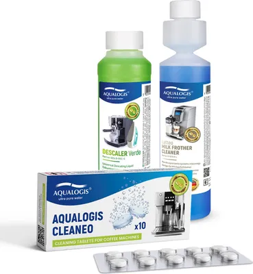 Produktbild von Espressomaschinen-Set, Latteo 250ml, Verde2 50ml, Cleaneo 10tab