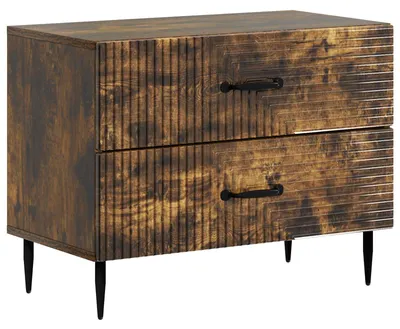 Obrázok produktu pre Nočný stolík Dymový dub 62 x 34,5 x 47,5 cm Kompozitné drevo