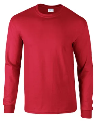 Produktbild von Gildan - T-Shirt für Herren/Damen Uni Langärmlig FK2670 (M) (Rot)