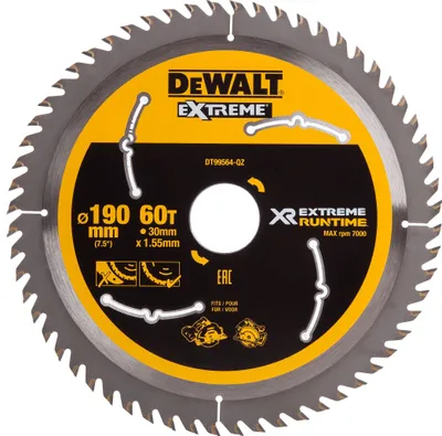 Image de Lame de scie Dewalt 190X30Mmx60Z