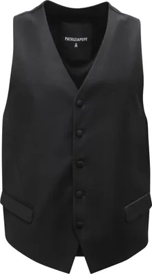 Imagen del producto de Chaleco para hombre, marca Patrizia Pepe, confeccionado en mezcla de lana, color