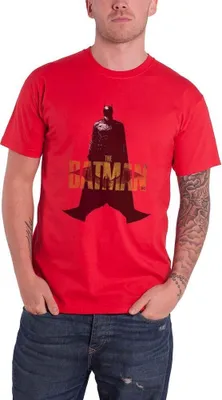 Immagine prodotto di Batman - Maglietta da uomo/donna unisex RO3926 (M) (Rosso)