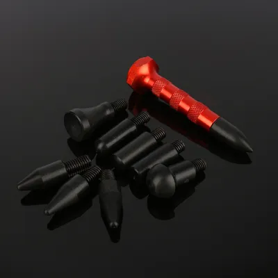 Image de 1 stylo de réparation avec 9 embouts pour débosseler, débosseler, réparer les dégâts de grêle