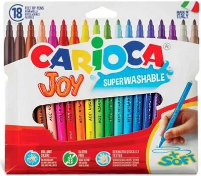 Image de Stylos Joy 18 couleurs CARIOCA