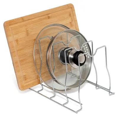 Produktbild von Backform-, Pfannen- und Deckel-Organizer – Chrom