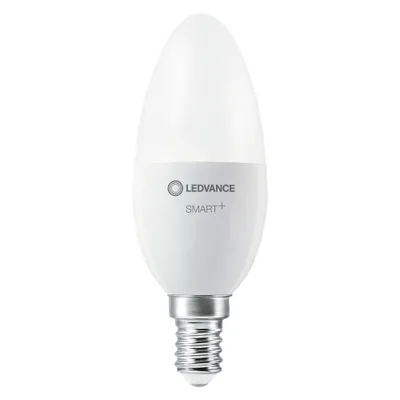 Produktbild von LEDVANCE LED Lampe SMART+ Candle Tunable White 4.9W 220V FR E14 Dimmbar Tunable White, Kalt-zu-Warm-Farbwechsel 4058075729087