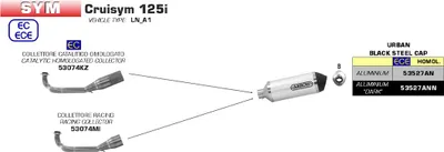 Obrázek produktu pro Závodní rozvod ARROW pro SYM Cruisym125 2018- , bez katalyzátoru