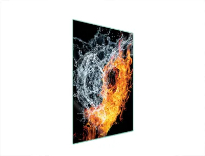 Produktbild von Glasschneidebrett 35x52 Herz