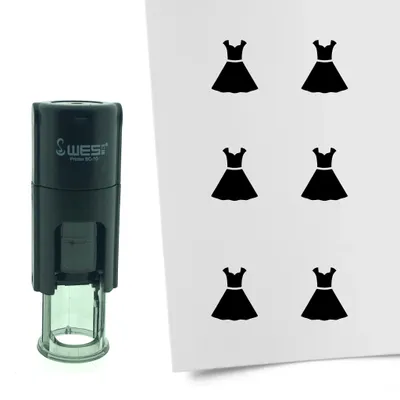 Immagine prodotto di Abito con timbro CombiCraft rotondo da 10 mm - Inchiostro nero