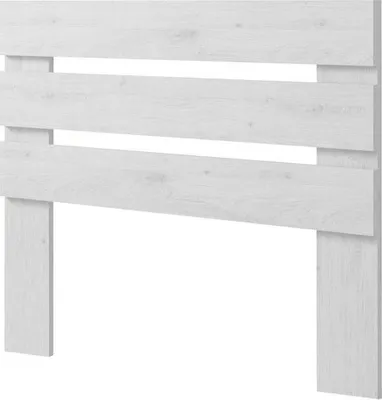 Produktbild von Lermowood Bettkopfteil "Z1" 90x90cm Weiß –Elegantes Kopfteil fürs Bett – stilvoll und bequem – verschiedene Größen & Farben - Massivholz Kiefer