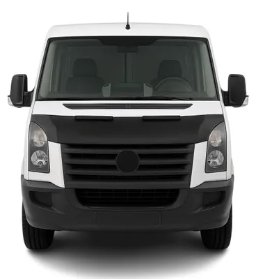 Produktbild von Haubenbra Steinschlagschutz Bonnet Bra für VW Crafter 2006-2017 Schwarz Halb
