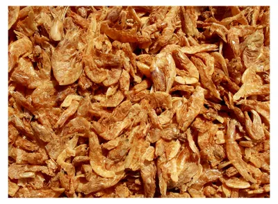 Produktbild von Garnelen für Koi, Riesengarnelen, Koifutter für den Sommer, getrocknete Süßwassergarnelen, gesunder Koisnack, Handfütterung der Koi 1L Sack