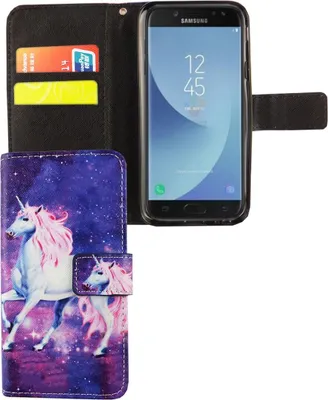 Produktbild von Handyhülle Tasche für Case Handy Samsung Galaxy J3 2017 Einhorn Magic