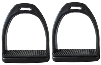 Productafbeelding van Set van 2 Paardenrij Stijgbeugels met Antislip Rubber Pad