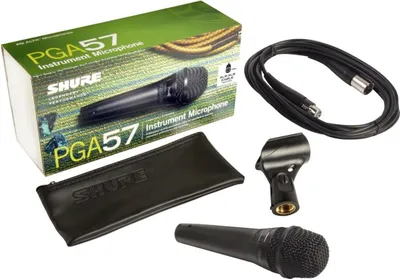 Obrázek produktu pro Shure PGA57, Pódiový/profesionální mikrofon, -56,5 dB, 70 - 15000 Hz, Kardioidní, Kabel, XLR-3