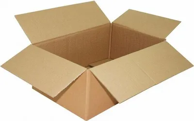 Produktbild von 2x Faltkarton  400x250x150mm 1-wellig braun