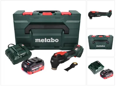 Zdjęcie produktu dla Metabo MT 18 LTX BL QSL akumulatorowe narzędzie wielofunkcyjne 18 V bezszczotkowe Starlock Plus + 1x akumulator 8,0 Ah + ładowarka + metaBOX