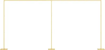Produktbild von vidaXL Hochzeitsbogen Gold 657 x 35 x 300 cm Stahl
