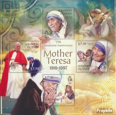 Produktbild von Briefmarken Salomoninseln 2013 Mi 1841-1844 Kleinbogen (kompl. Ausg.) postfrisch 15. Jahrestag von Mutter Teresa
