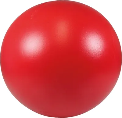 Produktbild von Schecker robuster Treibball aus Kunststoff in Rot ca. 25 cm