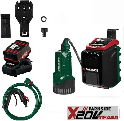 Produktbild von PARKSIDE 20 V Akku-Regenfasspumpe PRPA 20 -Li , mit Akku 4.0 Ah und Ladegerät