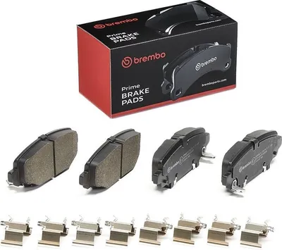 Produktbild von Bremsbelagsatz Scheibenbremse 19 mm BREMBO für JEEP WRANGLER