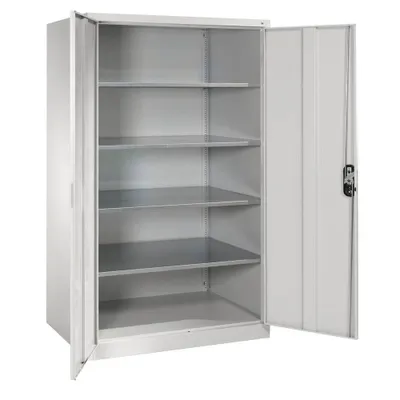 Produktbild von CP Stahlschrank 8934-00 S10194 lichtgrau 4 Fachböden 120,0 x 80,0 x 195,0 cm, aufgebaut, 1 St.