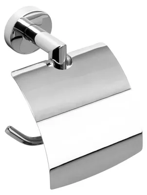 Produktbild von Sapho X-ROUND Toilettenpapierhalter mit Deckel, Chrom