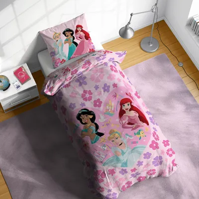 Produktbild von Disney Princess Wonderful Princesses Bettwäscheset aus 100% Baumwolle f