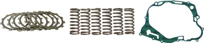 Image de Kit d'embrayage pour Yamaha XT 350 H, année de fabrication 1985-1990 : disques d'embrayage, ressorts d'embrayage, joint de couvercle d'embrayage de la marque pamoto - Neuf