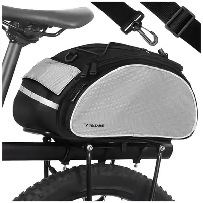 Produktbild von Fahrradtasche Schwarz und grau ISO 14096