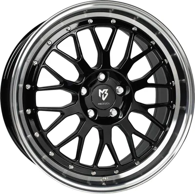 Produktbild von MB Design Felge LV1 8.5Jx19 ET 33 5x120 Diamant Schwarz LV18519335GR-B4 kompatibel mit BMW 1 2 3 4 5 X1 X3 Z3 Z4