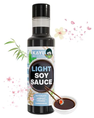 Produktbild von KAY LI Sojasauce hell 12 x 150ml - Authentische Aromen aus Asien