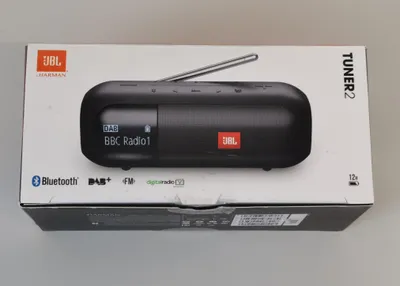 Produktbild von JBL Tuner 2 Bluetooth-Lautsprecher mit Radio schwarz