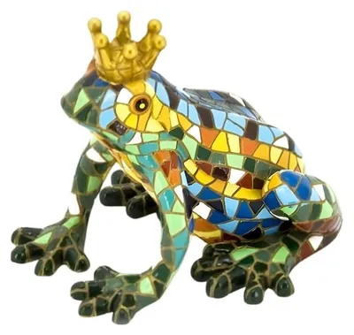 Productafbeelding van Mozaïek-kikkerbeeldje, 10 cm
