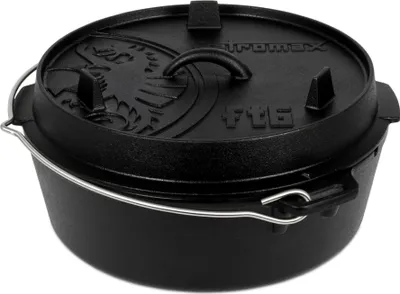 Produktbild von Petromax Feuertopf 6qt (ohne Füße) planer Boden