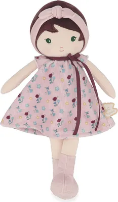 Image de Poupée Kaloo - Poupée en tissu Tendresse Léonie, grande, avec une robe à fleurs