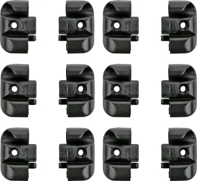 Produktbild von 12x Endstücke für Fensterleiste Scharnierleiste Schwarz L+ R für Wohnwagen