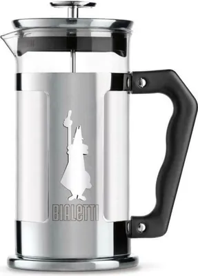 Produktbild von Bialetti 0003160, Französisches Presse-Set, 0,35 l, Schwarz, Edelstahl, Glas, Kunststoff, Edelstahl, CE