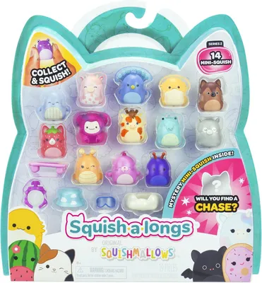 Produktbild von Mini-Squishy-Sammelfiguren – Serie 2 – Mit Zubehör und Sammlerführer