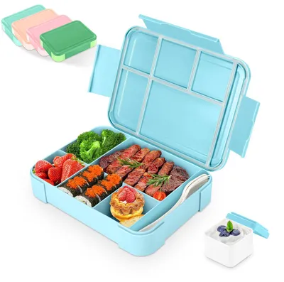 Immagine prodotto di Lunchbox per bambini con scomparti, 1350 ml, a prova di fuoriuscita
